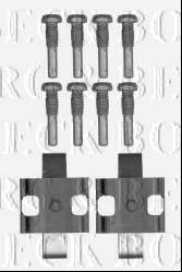 BORG & BECK bbk1308 -  Комплектующие, колодки дискового тормоза